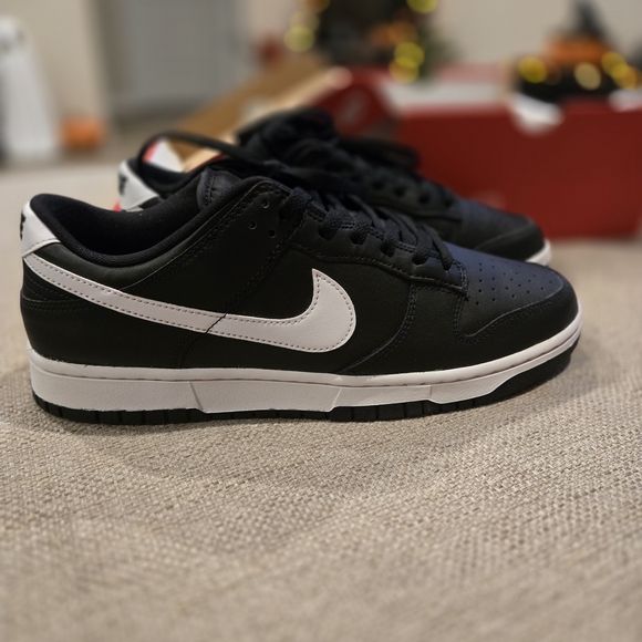 New Nike Dunk Low Black Panda 2.0 Size 12 Men - Picture 4 of 6